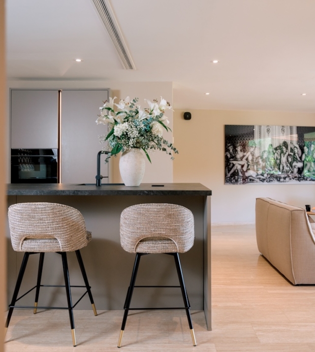 Resa Estates Ibiza apartment Ibiza sale verkoop Roca llisa living room hallway.JPG